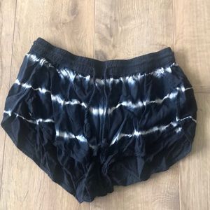 Navy and White Tie Dye Shorts ✨